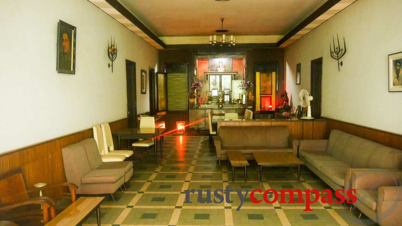 The interior of Duong Van Minh's home looks unchanged since his 1983 departure.